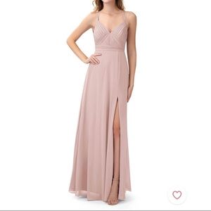 Azazie “Aubrey” Dusty Rose Bridesmaids Dress Size A2